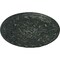 Ekena Millwork Stockport Ceiling Medallion, Hand-Painted Painted Turtle Crackle, 11 3/4"OD x 3/8"P CM12STPTC - alternate 2